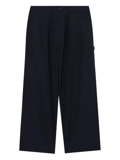 Neighborhood Pocket-detail Trousers In Blue