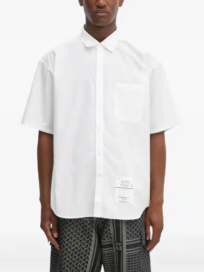 Neighborhood Pocket Label Shirt In White