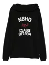 Neighborhood Printed Hoodie In Black