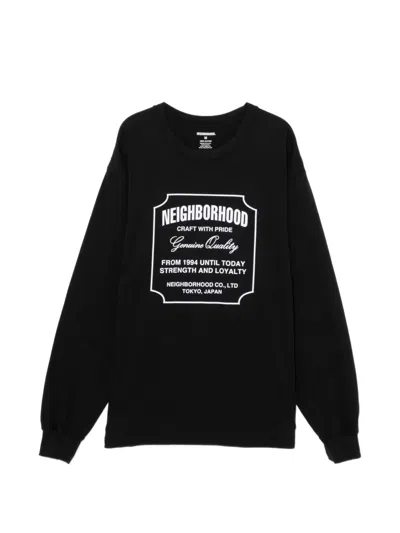 Neighborhood Printed T-shirt In Black