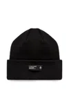 Neighborhood Ribbed Beanie In Black