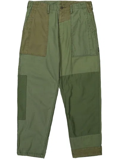 Neighborhood Rm Baker Straight Trousers In 绿色