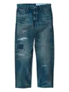 Neighborhood Savage Denim Distressed Jeans In Blue