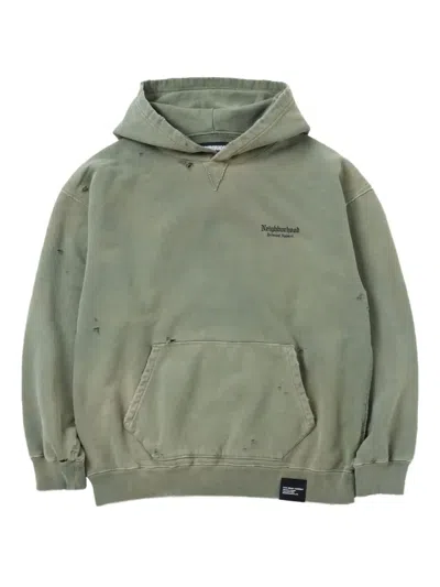 Neighborhood Savage Hoodie In Green