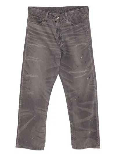 Neighborhood Savage Straight-leg Trousers In Gray