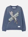 Neighborhood Savage Sweat Shirt Long Sleeve In Blue