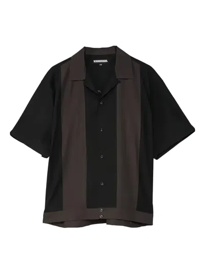 Neighborhood Short-sleeved Panelled Bowling Shirt In Multi