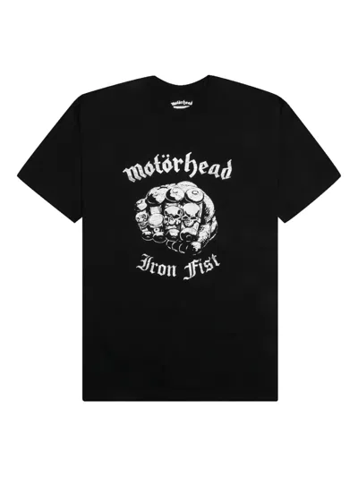 Neighborhood Skull Fist Graphic T-shirt In Black