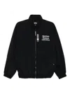 Neighborhood Slogan-print Jacket In Black