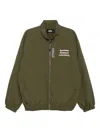Neighborhood Slogan-print Jacket In Green