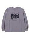 Neighborhood Slogan-print Long-sleeve T-shirt In Gray