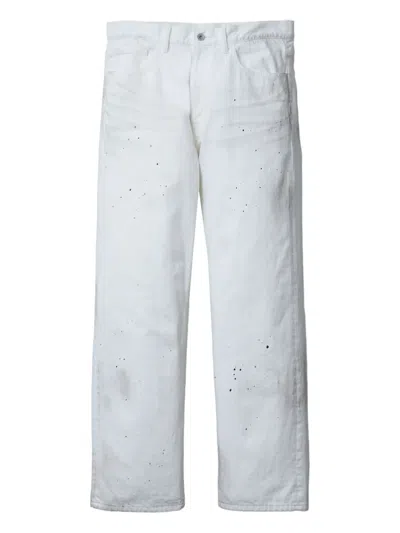 Neighborhood Splatter-effect Pants In White