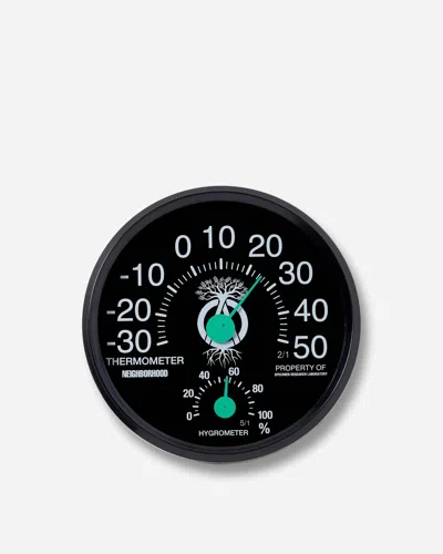 Neighborhood Srl Thermohygrometer In Black