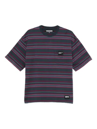 Neighborhood Striped T-shirt In Purple