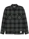 Neighborhood Tartan-check Shirt In Black