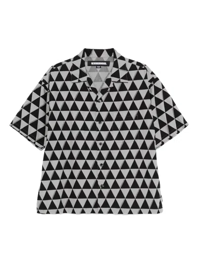 NEIGHBORHOOD TRIANGLE-PATTERN SHIRT