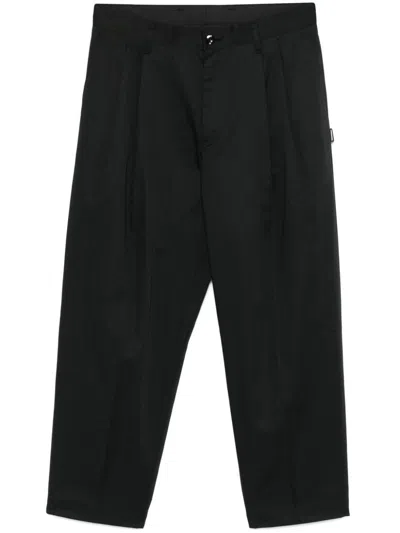 Neighborhood Tuck Trousers In Black