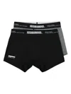 Neighborhood Two-pack Boxer Shorts In Black