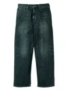 Neighborhood Washed Denim Dp Basic Pants In Multi