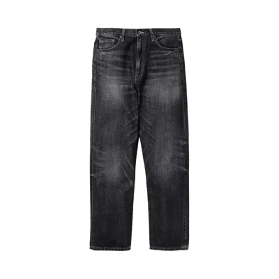 Pre-owned Neighborhood Washed Denim Basic Pants 'black' | Men's Size L