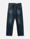 Neighborhood Washed Denim Dp Basic Pants In Blue