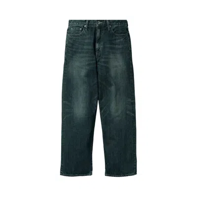 Pre-owned Neighborhood Washed Denim Wide Pants 'indigo' | Blue | Men's Size L