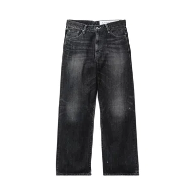 Pre-owned Neighborhood Washed Dp Wide Denim Pants 'black' | Men's Size S