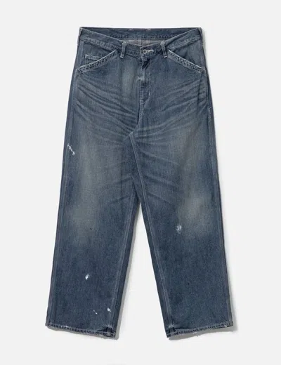 Neighborhood Washed Utility Pants In Blue