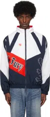 Neighborhood Colour-block Jacket In Blue