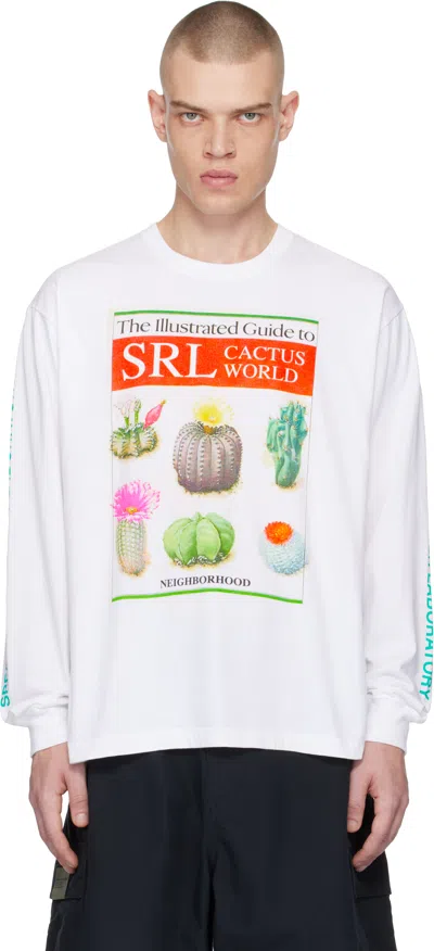 Neighborhood White 'srl' Ls-3 T-shirt