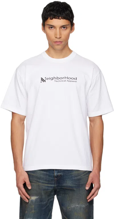 Neighborhood White 'tee Ss-3' T-shirt