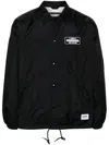 Neighborhood Logo-print Windbreaker Jacket In Black