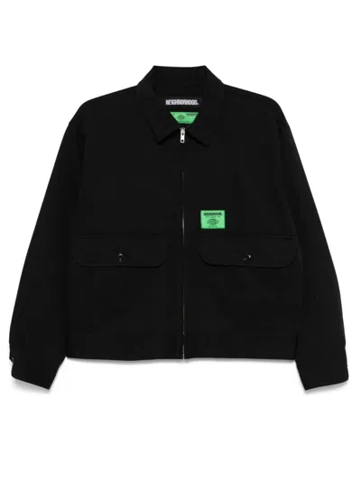 Neighborhood X Dickies Zip Jacket In Black