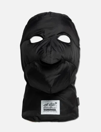 Neighborhood X Eddie Bauer Down Face Mask In Black