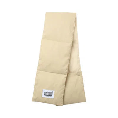 Pre-owned Neighborhood X Eddie Bauer Down Muffler 'beige' | Tan | Men's Size Onesize In Brown
