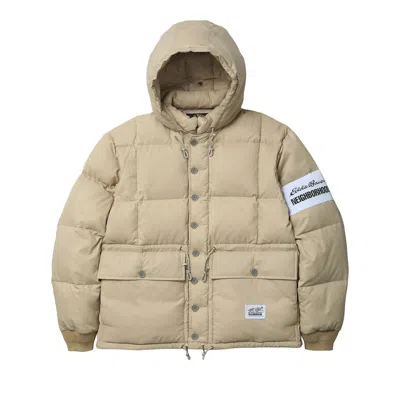 Pre-owned Neighborhood X Eddie Bauer Karekoram Down Jacket 'beige' | Tan | Men's Size L In Brown