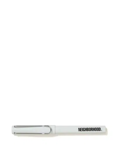 Neighborhood X Lamy Safari Rollerball Logo Pen In White