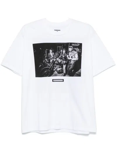 Neighborhood X Osamu Nagahama Photograph-print T-shirt In White