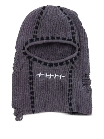 Neighborhood X Phingerin Savage Balaclava In Grey
