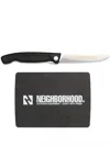 Neighborhood X Victorinox Knife & Cuttingboard (set Of Two) In Black