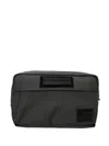 Neighborhood Zip-fastening Pouch In Black