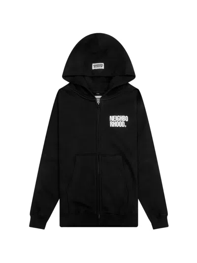 Neighborhood Kids' Zip Hoodie In Black