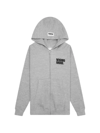 Neighborhood Kids' Zipped Hoodie In Gray