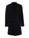 Neil Barrett Wool-blend Single-breasted Coat In Negro