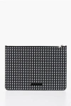 Neil Barrett All-over Logo Leather Pouch