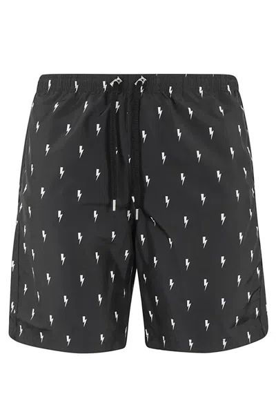NEIL BARRETT NEIL BARRETT ALL OVER MICRO SHORTS