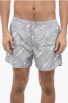 Neil Barrett All-over Rain Bolts Swim Shorts