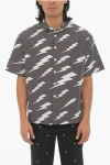 Neil Barrett Man Shirt Grey Size Xxl Cotton