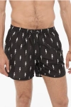 Neil Barrett All Over Thunderbolt Printed Swim Shorts