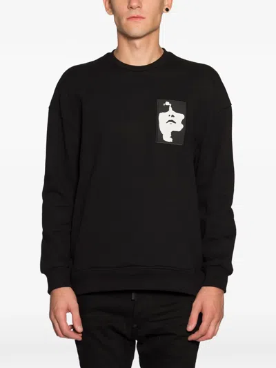 Neil Barrett Appliqué-detail Sweatshirt In Black